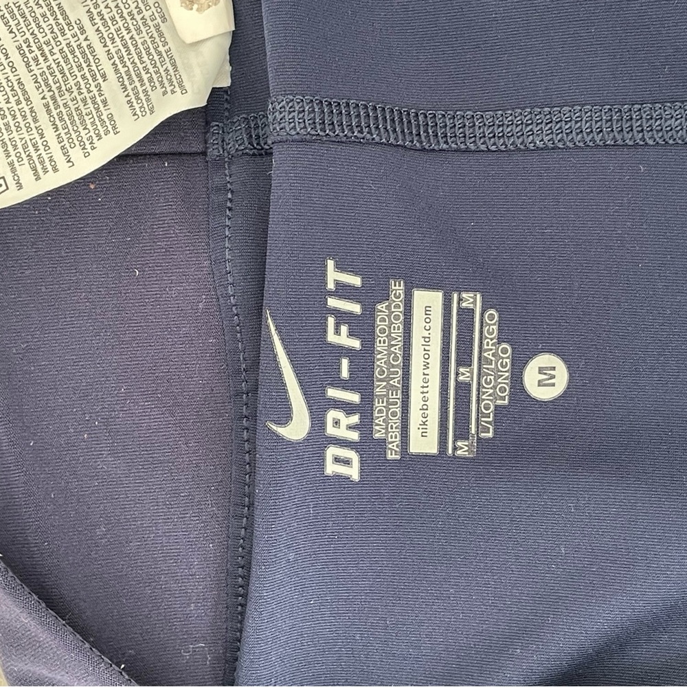 Nike Victory Tennis Skort Navy Dri Fit Medium - Picture 5 of 7